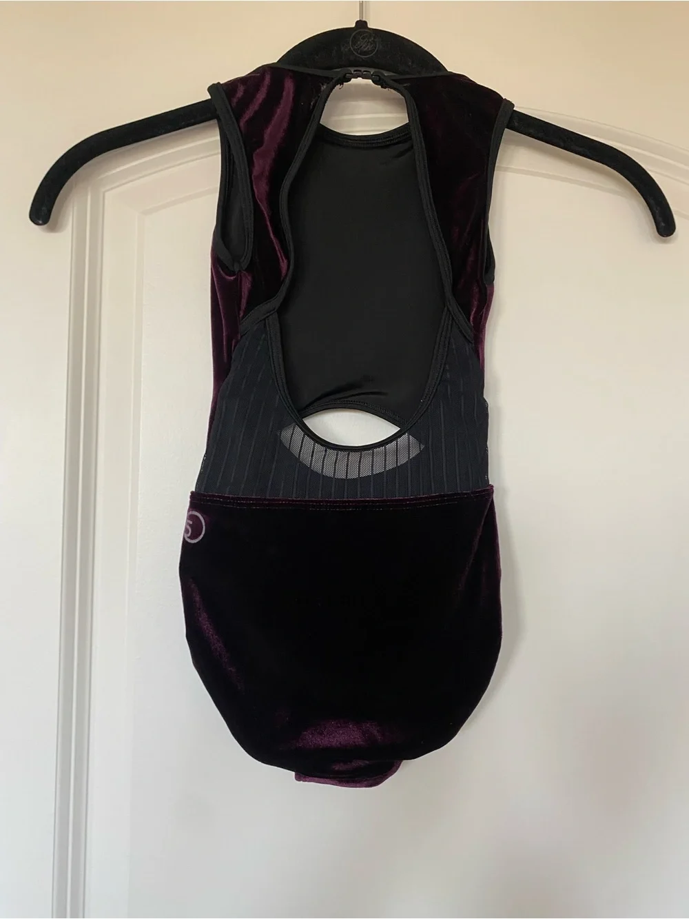 Five 6 Dancewear YM Purple velvet leotard